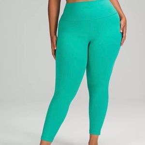 Lululemon Align High-Rise Pant 25" Sz 18 Maldives Green